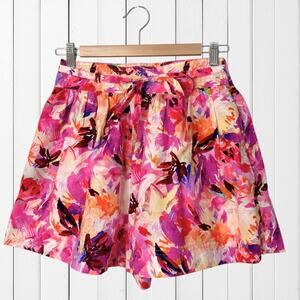 NWT Ulla Johnson ROWAN Shorts Pink Azalea Cotton Bohemian Summer Travel Party 2